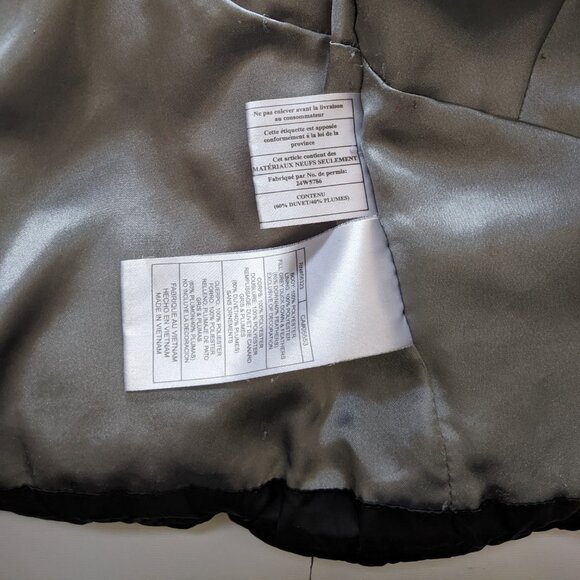 Nike down puffer winter black jacket coat, women's medium - Picture 12 of 13